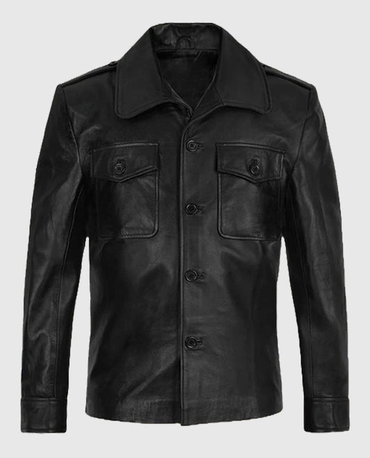 Brad Pitt Friends Season 8 Leather Jacket