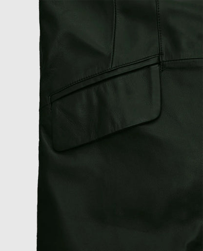 Women's Leather Chelsea Long Coat