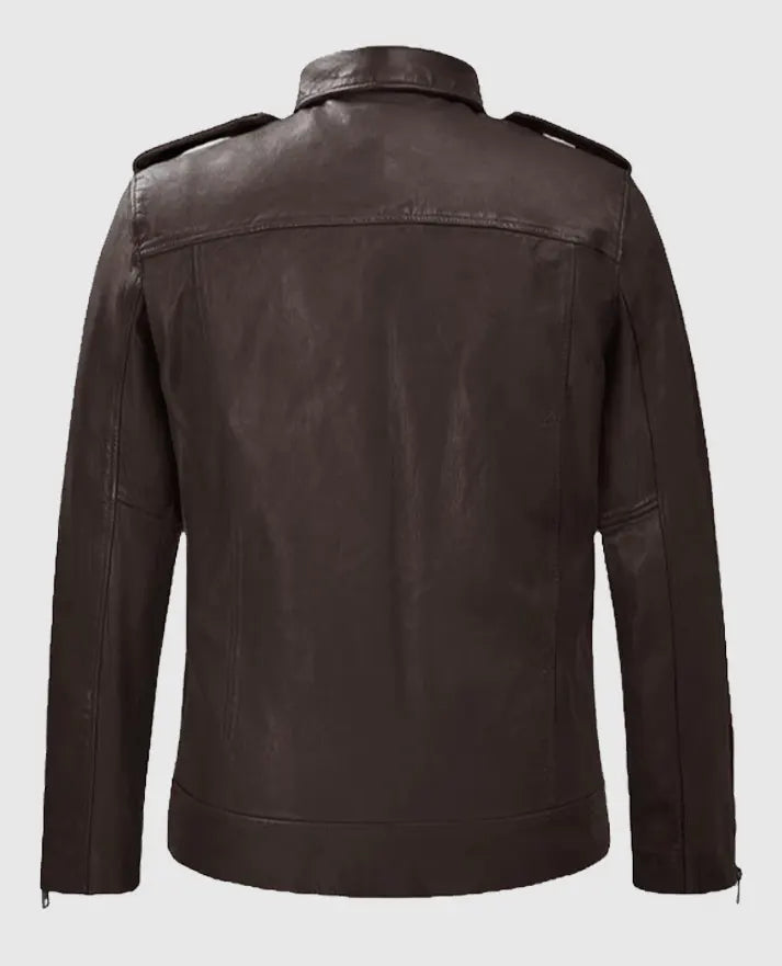 Men's Riding Brown Rutland Leather Jacket