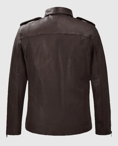 Men's Riding Brown Rutland Leather Jacket