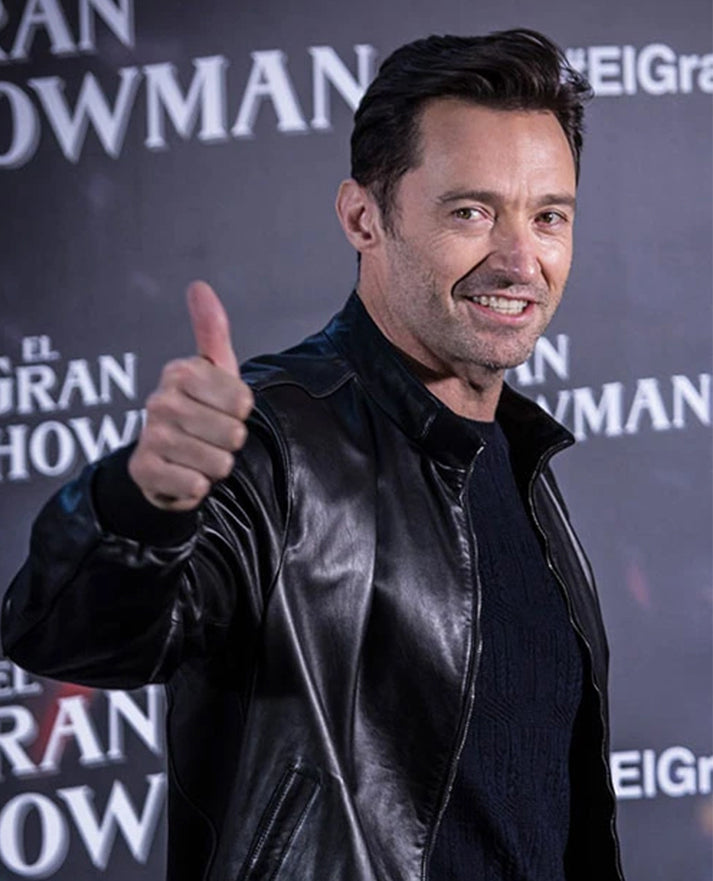 The Greatest Showman Hugh Jackman Leather Jacket