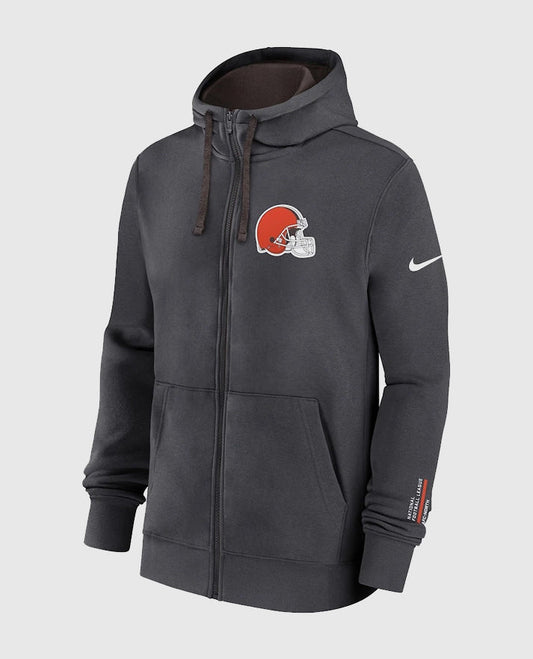Bailey Zappe Cleveland Browns Full-Zip Hoodie