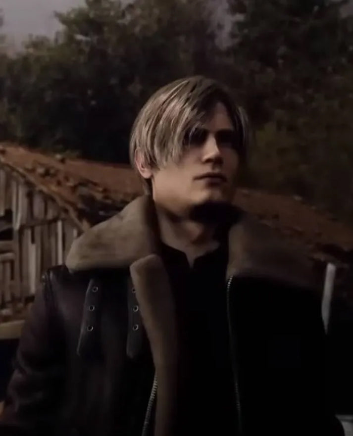 Resident Evil 4 Remake Leon Kennedy Bomber Jacket