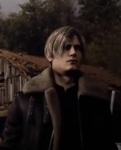Resident Evil 4 Remake Leon Kennedy Bomber Jacket