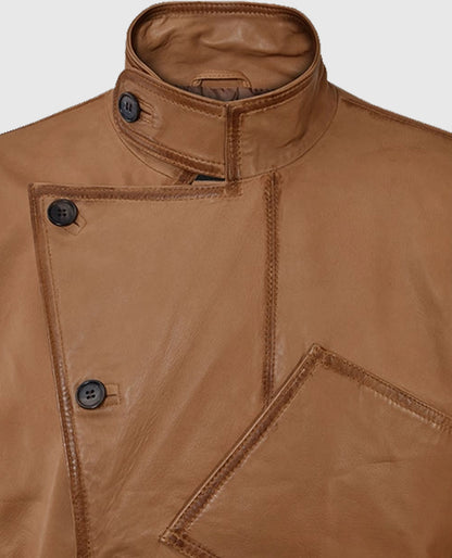 Men's Tan Burnished Royal Flying Coat
