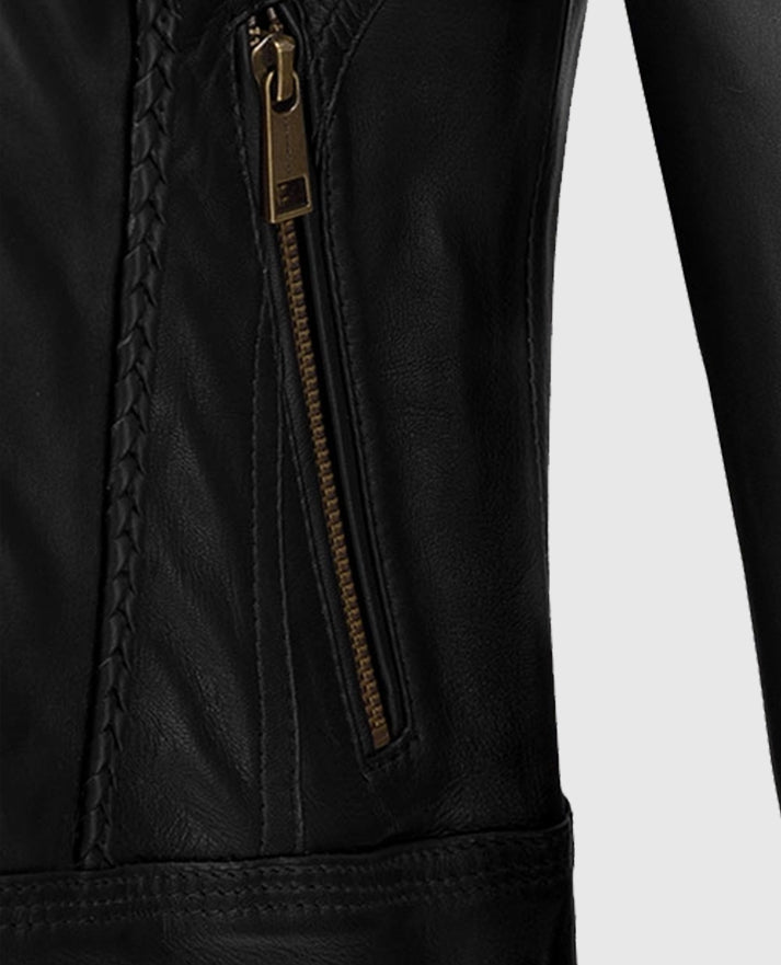 Women's Leather Clova Jacket