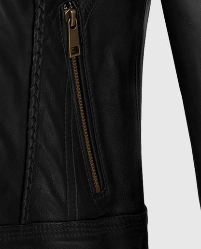 Women's Leather Clova Jacket