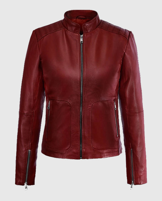 Kaya Scodelario Resident Evil Leather Jacket
