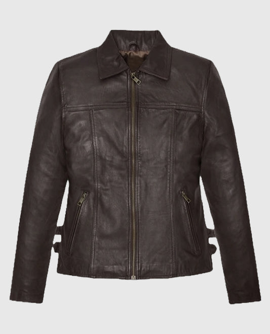 Hailey Baldwin Bieber Leather Jacket