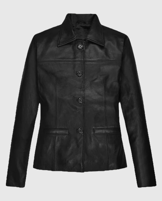 Milla Jovovich Leather Jacket