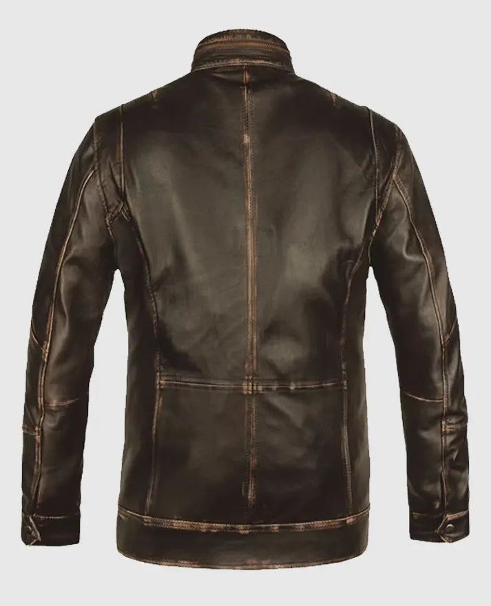 Men's Leather Retro Jacket