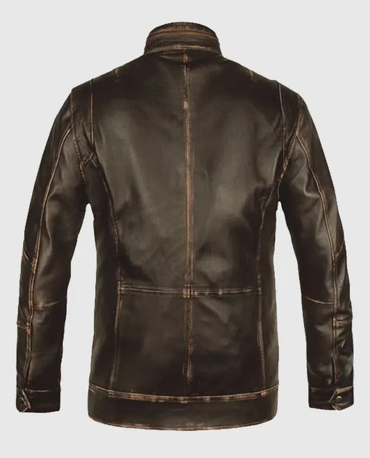 Men's Leather Retro Jacket
