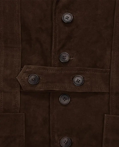 Men's Suede Leather Safari Dune Blazer