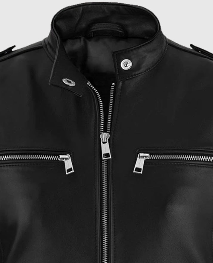 Women's Chic Rider Leather Jacket
