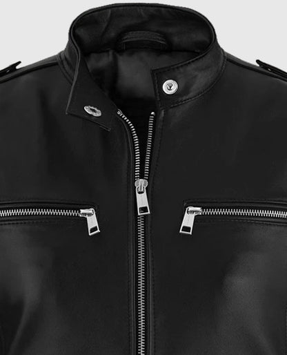 Women's Chic Rider Leather Jacket