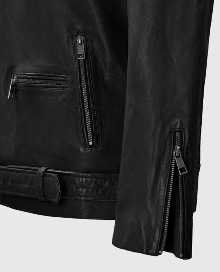 Men's Riding Black Rutland Leather Jacket