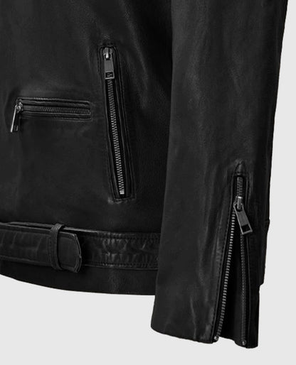 Men's Riding Black Rutland Leather Jacket