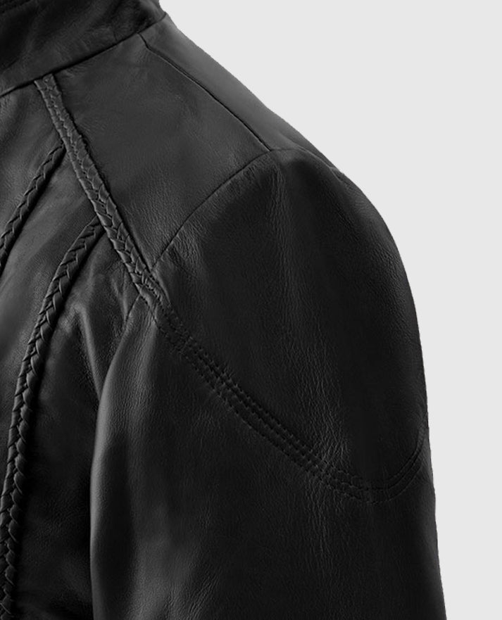 Women's Leather Clova Jacket
