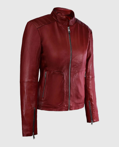 Kaya Scodelario Resident Evil Leather Jacket