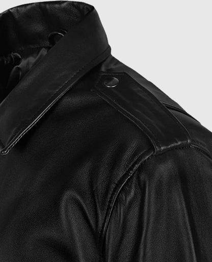 Men's Leather A2 Flight Bomber Jacket