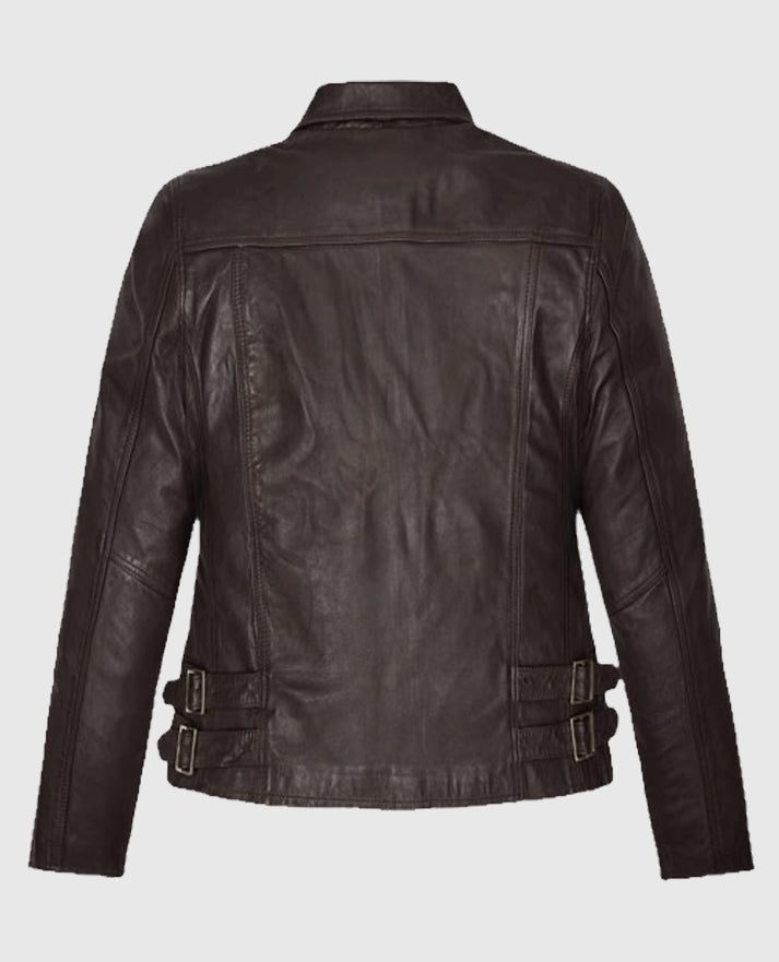 Hailey Baldwin Bieber Leather Jacket