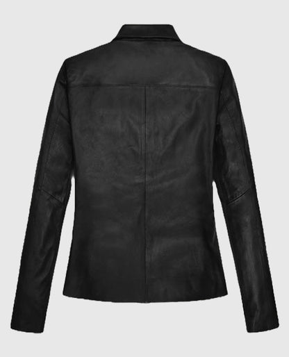 Milla Jovovich Leather Jacket