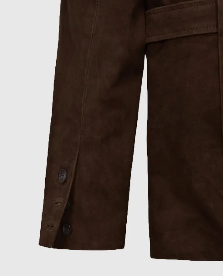 Men's Suede Leather Safari Dune Blazer