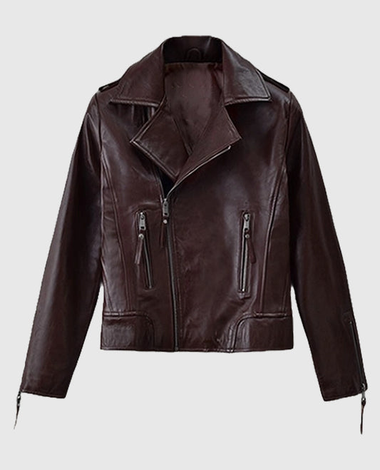 Rosie Huntington Leather Jacket