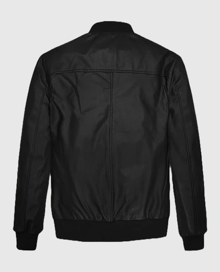 John Cho Brown Leather Jacket