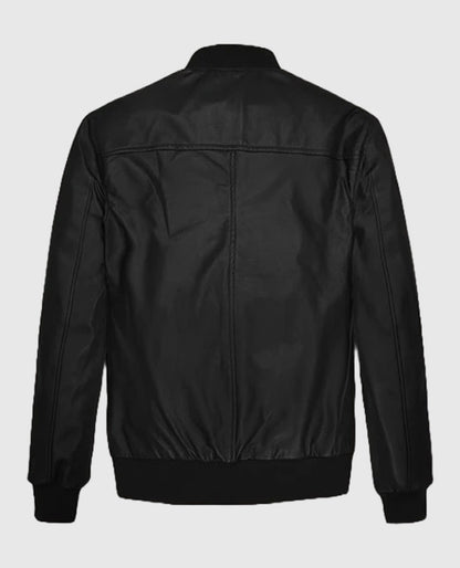 John Cho Brown Leather Jacket