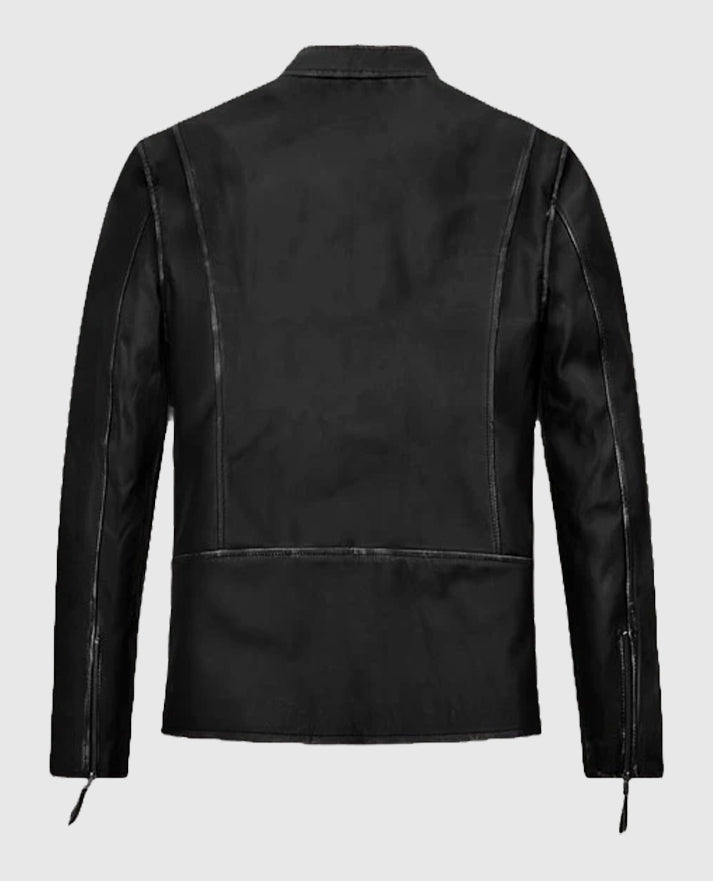 Bradley Cooper Burnt Leather Jacket