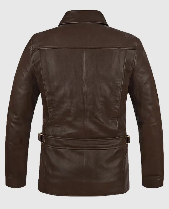 Leonardo DiCaprio Inception Brown Leather Jacket