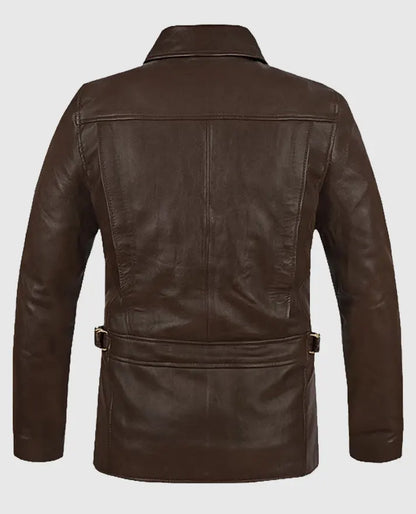 Leonardo DiCaprio Inception Brown Leather Jacket