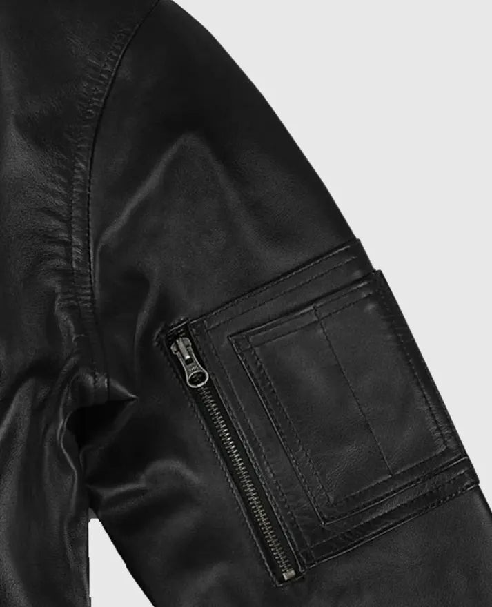 Men's Bomber MA-1 Leather Jacket