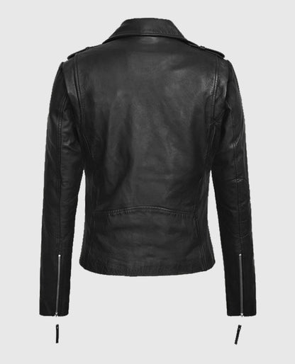 Elsa Pataky Biker Leather Jacket