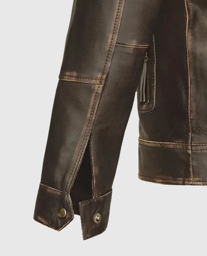Men's Leather Retro Jacket
