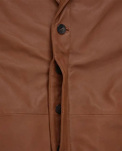 Robert Downey Jr Leather Blazer