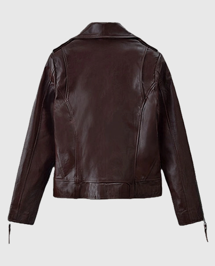 Rosie Huntington Leather Jacket