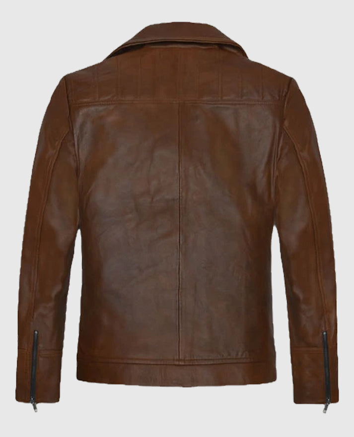 James Franco Brown Leather Jacket