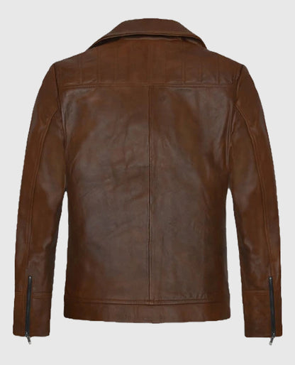 James Franco Brown Leather Jacket