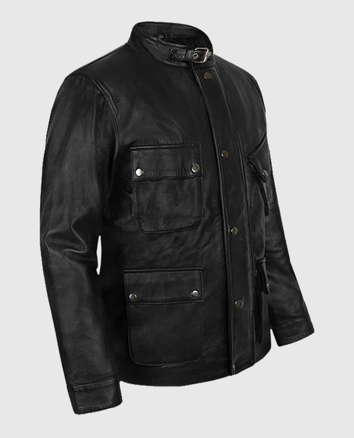 Blitz Jason Statham Leather Jacket