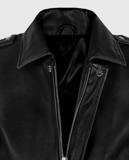 Men's Leather A2 Flight Bomber Jacket