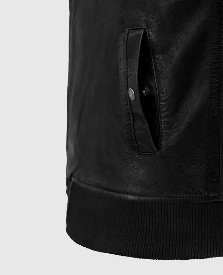 Tom Cruise Black Leather Jacket