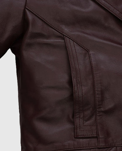 Johnny Depp Donnie Brasco Leather Blazer