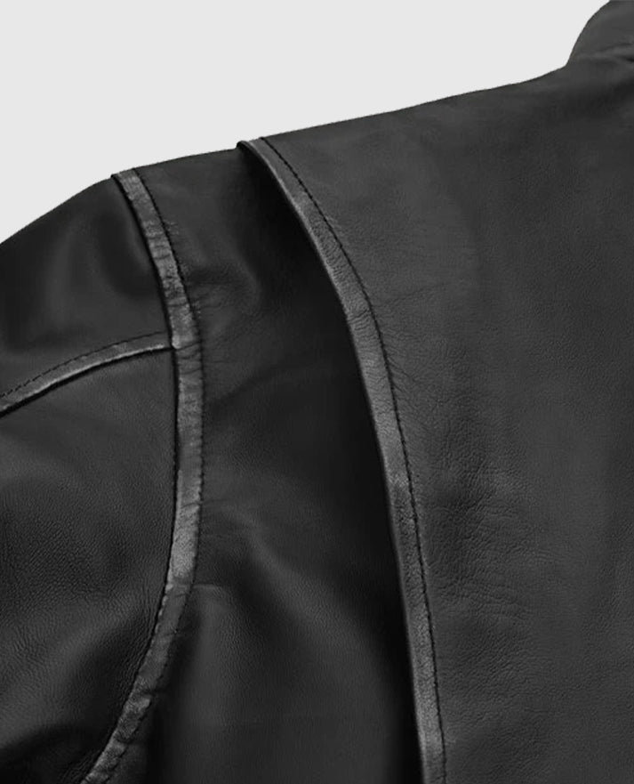 Bradley Cooper Burnt Leather Jacket