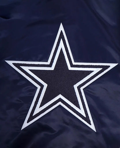 Dallas Cowboys Mashup Classic Rib Satin Jacket