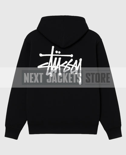 Basic Stussy Black Hoodie