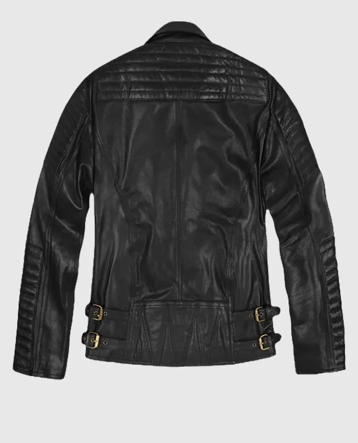 Black_Moto_Leather_Biker_Jacket For Men