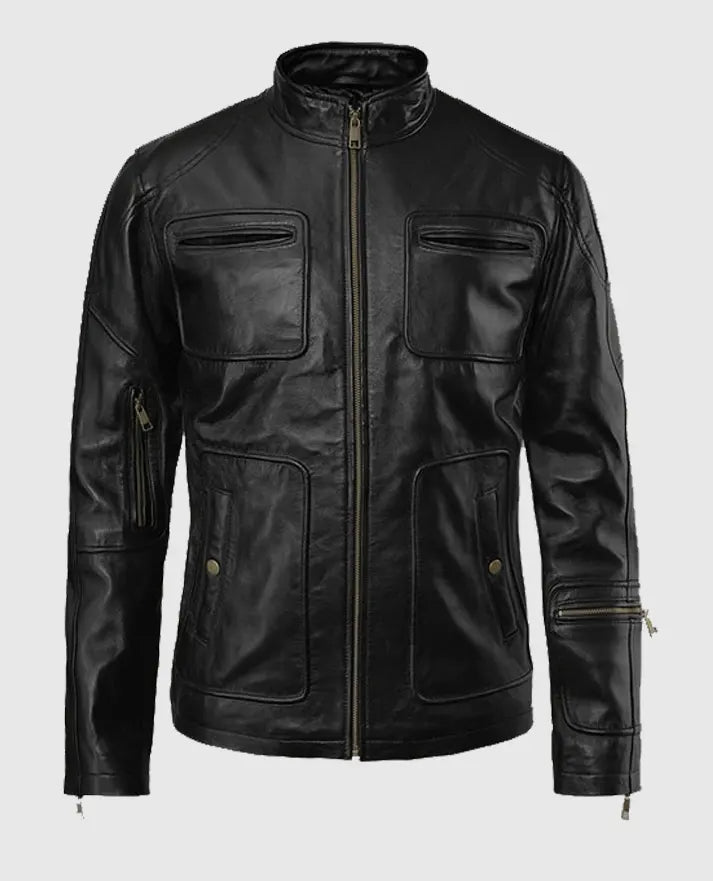 Star Trek Kirk Leather Jacket for Men