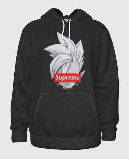 DBZ Shin Supreme Kai Logo Black Hoodie